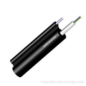 2-24 Cores Single/Multi-mode G652D 50/125 62.5/125 GYXTC8Y 8-Like Self-supporting Central Tube Cable